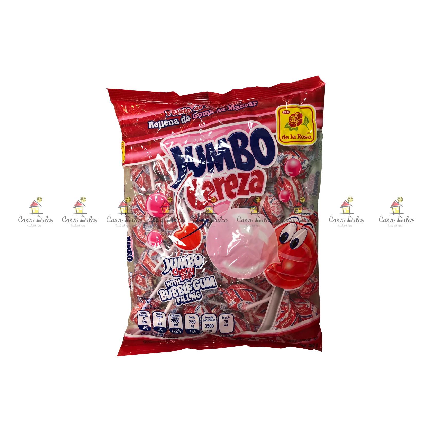 DLR - Jumbo Cherry Pop 12/50pc
