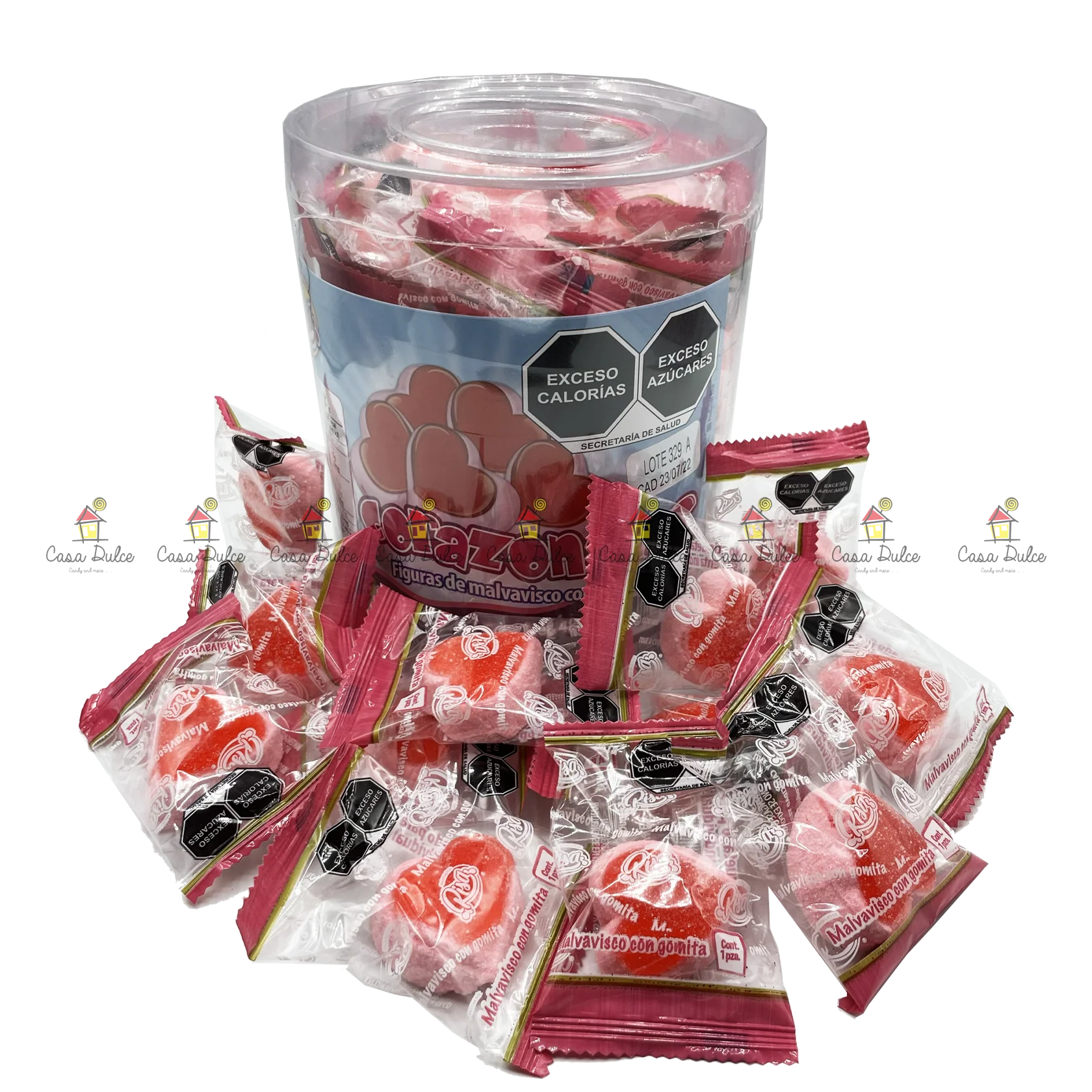 Risa - Corazon Rosa 50pc