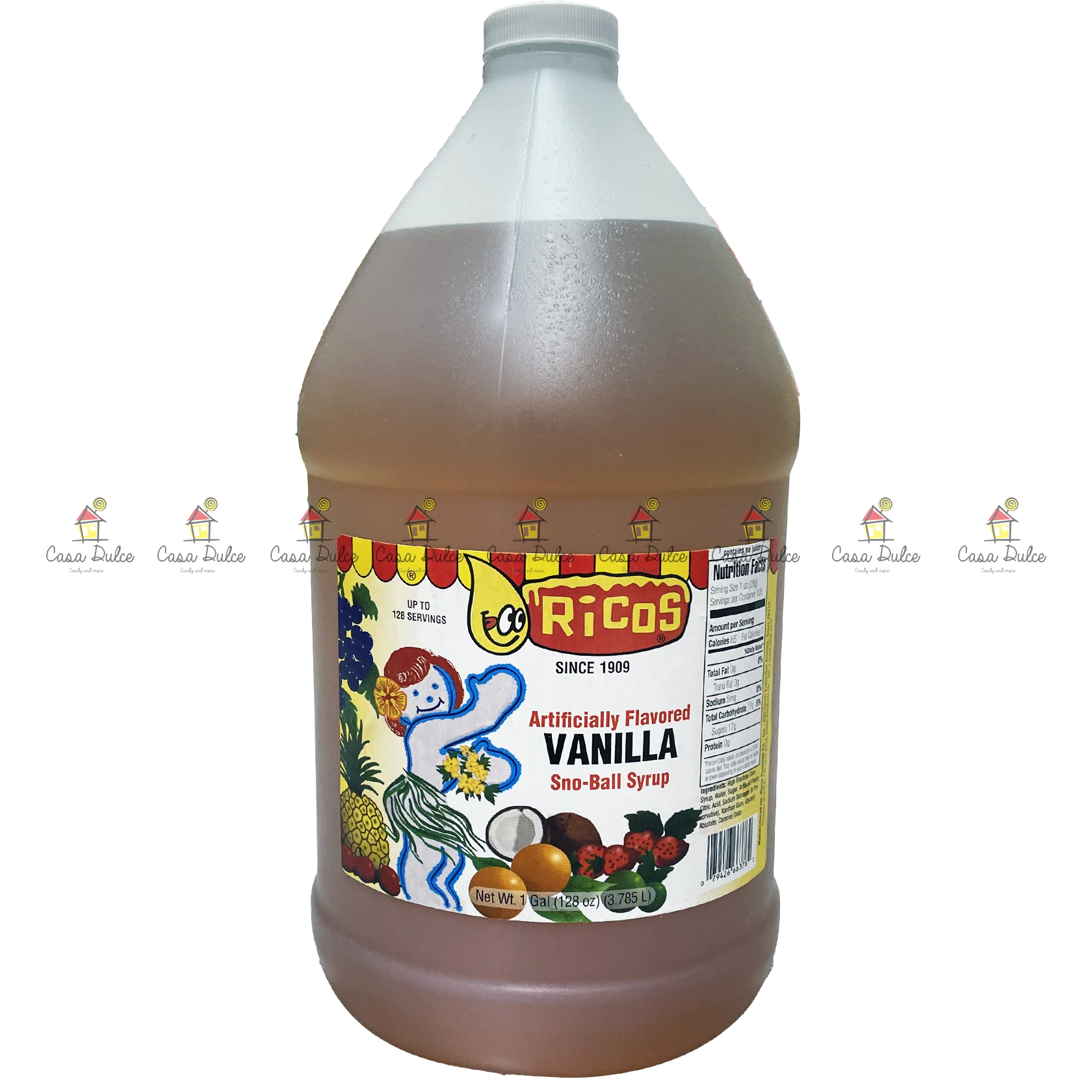 Ricos - Syrup Vanilla 4/1Gal