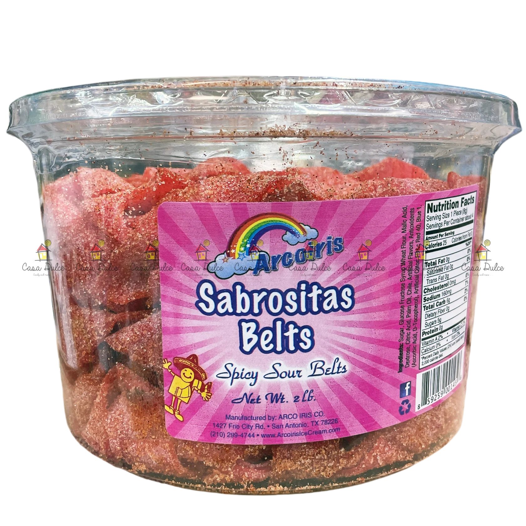Fam. Arc. - Sabrositas Belts Spicy 12/2Lb
